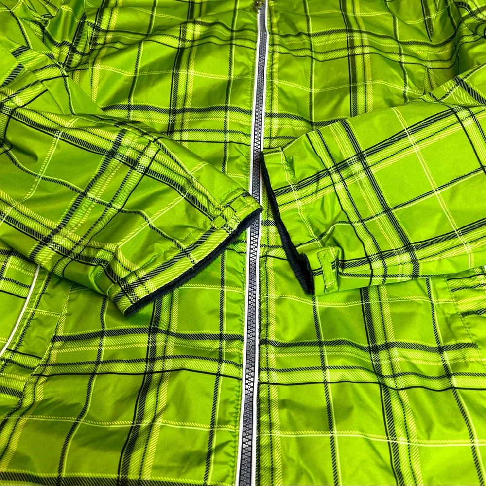 ZeroXposur Girl’s Jacket Soft Shell Fleece Lined Reversible Size Large Green